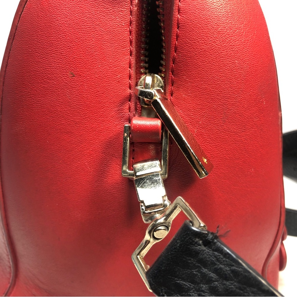Kate Spade Madison Avenue Stewart Red Carpet Leather Studded Mega Lane Rare Bag - Picture 5 of 15
